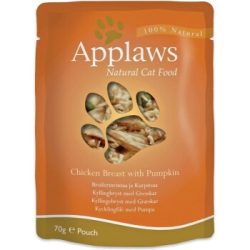 Applaws Nassfutter Katze Adult Huhn und Kürbis 12x70 g