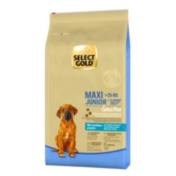SELECT GOLD Sensitive Maxi Junior Lamm/Lachs/Kartoffel mit Insekten-Protein-Mischung 12 kg