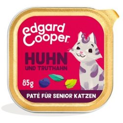 Edgard & Cooper Nassfutter Katze Senior Paté Truthahn und Huhn 64x85 g
