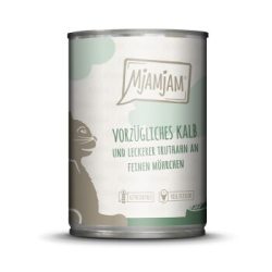 MjAMjAM Nassfutter Katze Adult Kalb und Truthahn 6x400 g