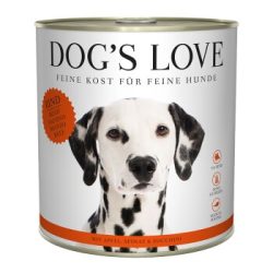 DOG'S LOVE Adult Classic 6x800g Rind mit Apfel und Spinat 6x800 g