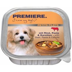 PREMIERE Petits Filets Rind, Pasta und Karotten 44x150 g