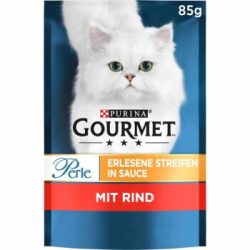 GOURMET Perle Erlesene Streifen Rind 26x85 g