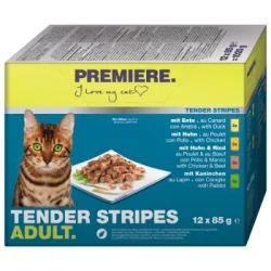 PREMIERE Tender Stripes Adult Multipack 12x85g