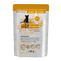 Catz finefood Nassfutter Katze Classic Senior No. 7 Rind und Kalb 64x85 g
