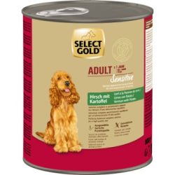 SELECT GOLD Sensitive Nassfutter Adult Hirsch mit Kartoffeln 24x800 g