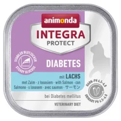 animonda Integra Protect Nassfutter Katze, Adult, Diabetes Lachs 16x100 g