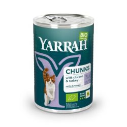 Yarrah Adult Bio Bröckchen 12x405 g Huhn und Truthahn