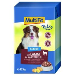 MultiFit in Paté Senior mit Lamm & Kartoffeln 12 x 475 g