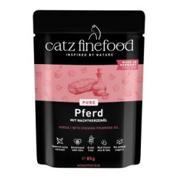 Catz finefood Nassfutter Katze Purrrr Adult Pferd 16x85 g