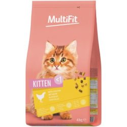 MultiFit Trockenfutter Katze, Junior, Huhn 4 kg