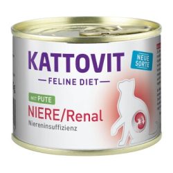 KATTOVIT Feline Diet Nassfutter Katze Niere/Renal Adult Pute 12x185 g