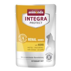 animonda Integra Protect Nassfutter Katze, Adult, Niere 24x85g mit Huhn 24x85 g