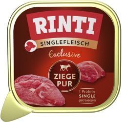 RINTI Singlefleisch Exclusive Nassfutter Hund, Adult 10x150 g Ziege