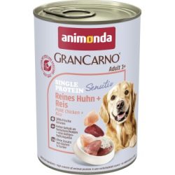 animonda GranCarno Sensitiv Nassfutter Hund Adult, Huhn und Reis 6x400 g