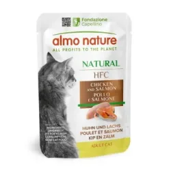Almo nature HFC Natural Huhn und Lachs 24x55 g