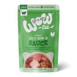 WOW Nassfutter Katze Adult in Sauce Huhn 8x85 g