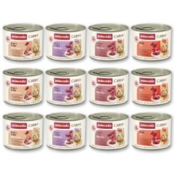 animonda Carny Nassfutter Katze Adult, Mixpaket Fleischauswahl 12x200 g Mixpaket 1