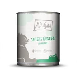 MjAMjAM Nassfutter Katze Adult 6x800 g Huhn und Brokkoli