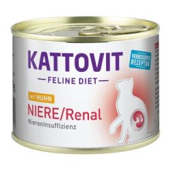 KATTOVIT Feline Diet Nassfutter Katze Niere/Renal Adult Huhn 12x185 g