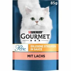 GOURMET Perle Erlesene Streifen Lachs 26x85 g