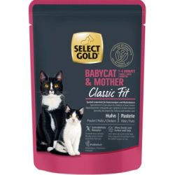 SELECT GOLD Babycat & Mother Pastete Huhn 24x85 g
