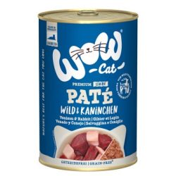 WOW Cat Senior 6x400 g Wild und Kaninchen