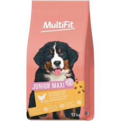 MultiFit Tockenfutter Hund Junior, Maxi, mit Geflügel & Reis 2x12 kg