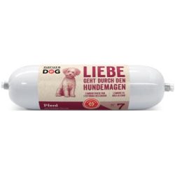 NaturaDog Wurst Pferd mit Gemüse 25x200 g