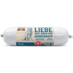 NaturaDog Wurst Rind und Reis 20x400 g