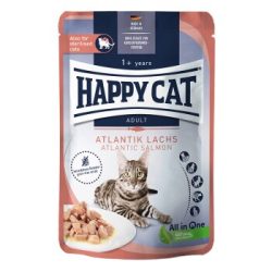 HAPPY CAT Culinary Nassfutter Katze Adult, Atlantik Lachs, Meat in Sauce 20x85 g