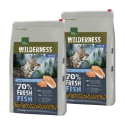 REAL NATURE WILDERNESS Trockenfutter Katze, Adult, Fresh Fish, Lachs 2x2.5 kg