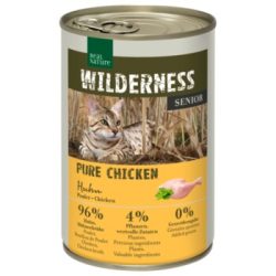 REAL NATURE WILDERNESS Nassfutter Katze, Senior, Pure Chicken 6x400 g