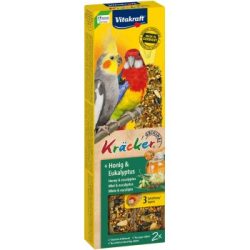 Vitakraft Großsittich Kräcker 4x2er Honig und Eukalyptus