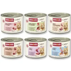animonda Carny Nassfutter Katze Adult, Mixpaket 6x200 g