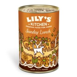 LILY'S KITCHEN Nassfutter Hund Adult, Sunday Lunch, Huhn 6x400 g