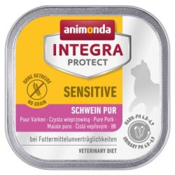 animonda Integra Protect Nassfutter Katze, Adult, Sensitive Schwein pur 16x100 g