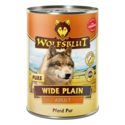 WOLFSBLUT Adult Wide Plain Pure Pferd Pur - 6x395 g