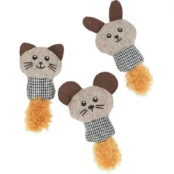 FIT+FUN Fit + Fun Spielzeug Kitten 3er Pack 8 cm