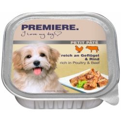 PREMIERE Petit Pâté Geflügel und Rind 22x150 g