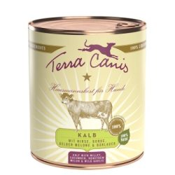 Terra Canis Classic Adult 6x800g Kalb mit Hirse, Gurke, gelber Melone und Bärlauch