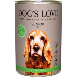 DOG'S LOVE Senior 6x800g Wild und Spinat 6x400 g