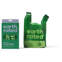 Earth Rated Kotbeutel geruchslos mit Bindegriffen 120 Stk.