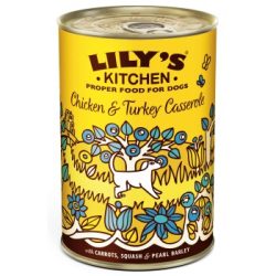 LILY'S KITCHEN Nassfutter Hund Adult Hotpot 6x400 g Huhn und Truthahn