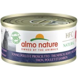 Almo nature Natural Thunfisch, Huhn und Schinken 24x70 g