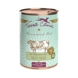 Terra Canis Getreidefrei Adult 6x400g Rind mit Zucchini, Kürbis und Oregano 6x400 g
