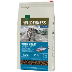 REAL NATURE WILDERNESS Trockenfutter Katze, Adult, Wildcoast, Thunfisch mit Huhn, Büffel & Krill 2.5 kg