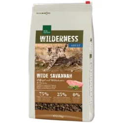 REAL NATURE WILDERNESS Trockenfutter Katze, Adult, Wide Savannah, Geflügel mit Wildschwein und Lamm 2.5 kg