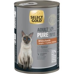 SELECT GOLD Pure Adult Paté Wildschwein 6x400 g