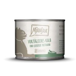 MjAMjAM Nassfutter Katze Adult Kalb und Truthahn 6x200 g